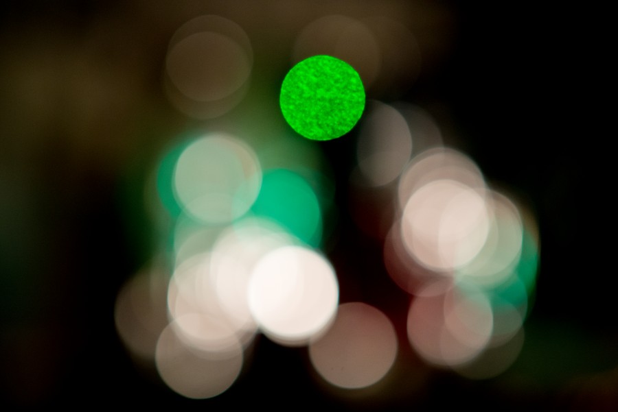 Blurred lights