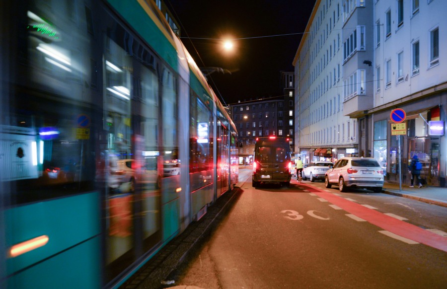 Helsinki street scene