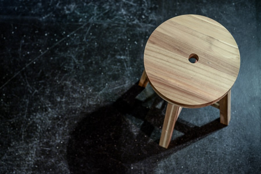 Wooden stool