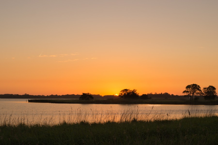 Beautiful landscape at sunrise