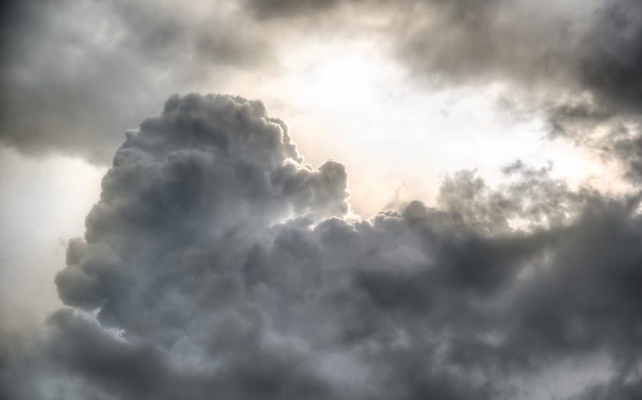 Fluffy clouds