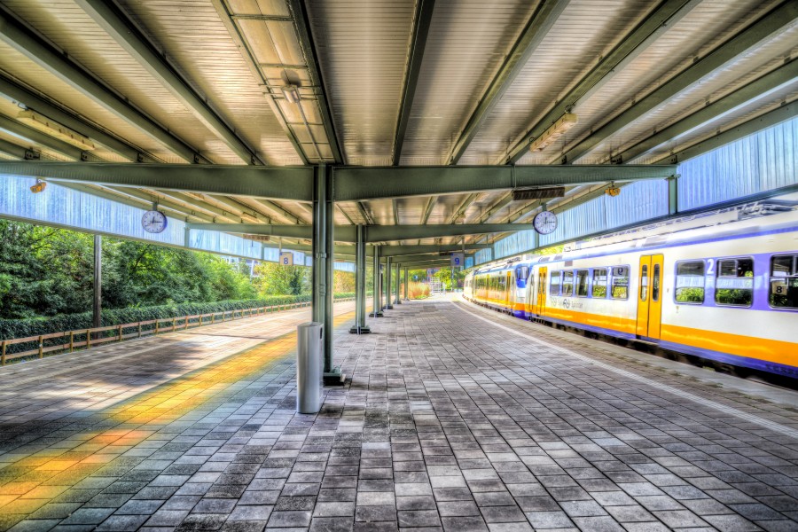 Train at the station