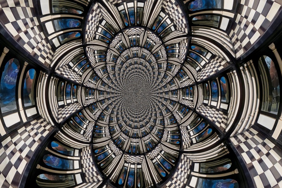 checkerboard kaleidoscope
