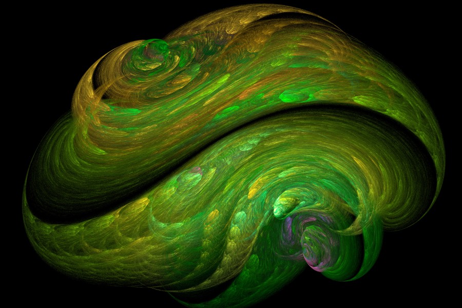 Apophysis flame fractal