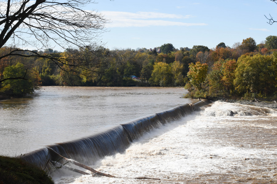 Autumn on the Mohawk River.