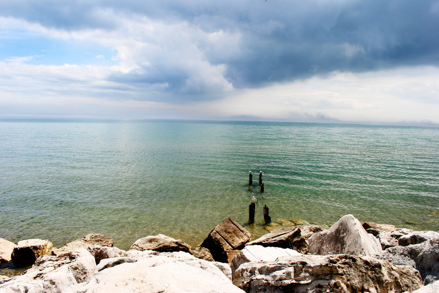 Beachfront in the Summer
