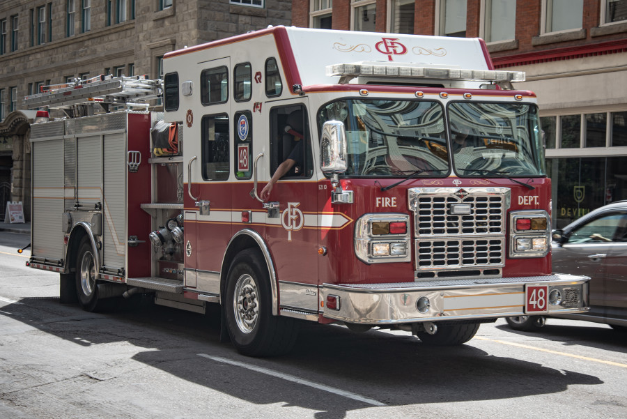 Fire truck Calgary