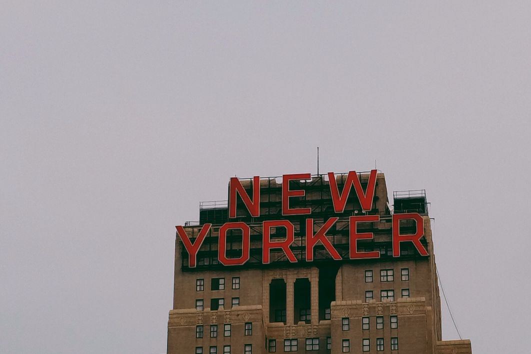 Large New Yorker Sign