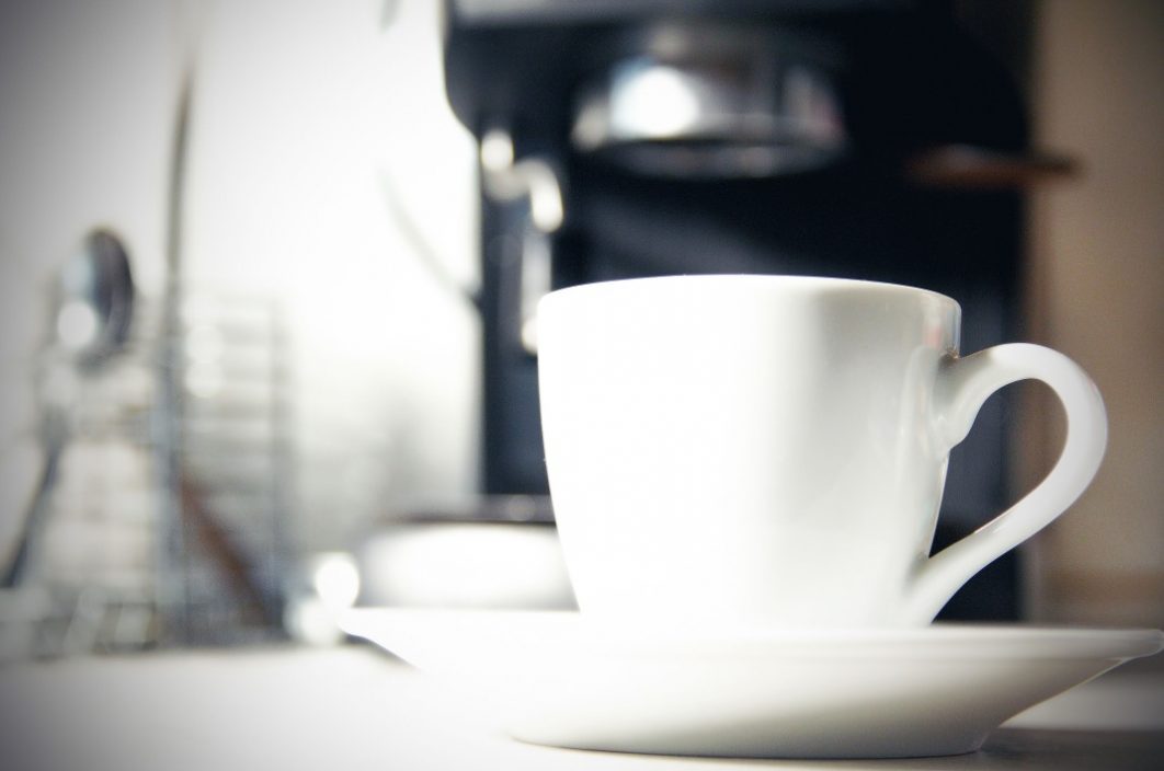White Coffee Cup
