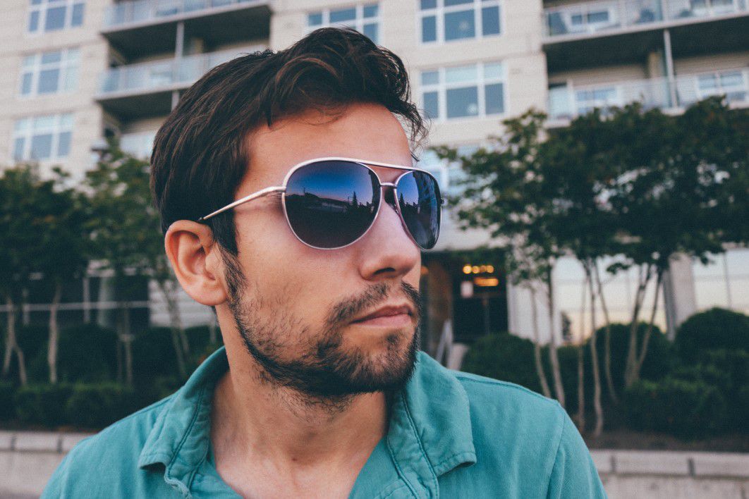 Man Model Sunglasses