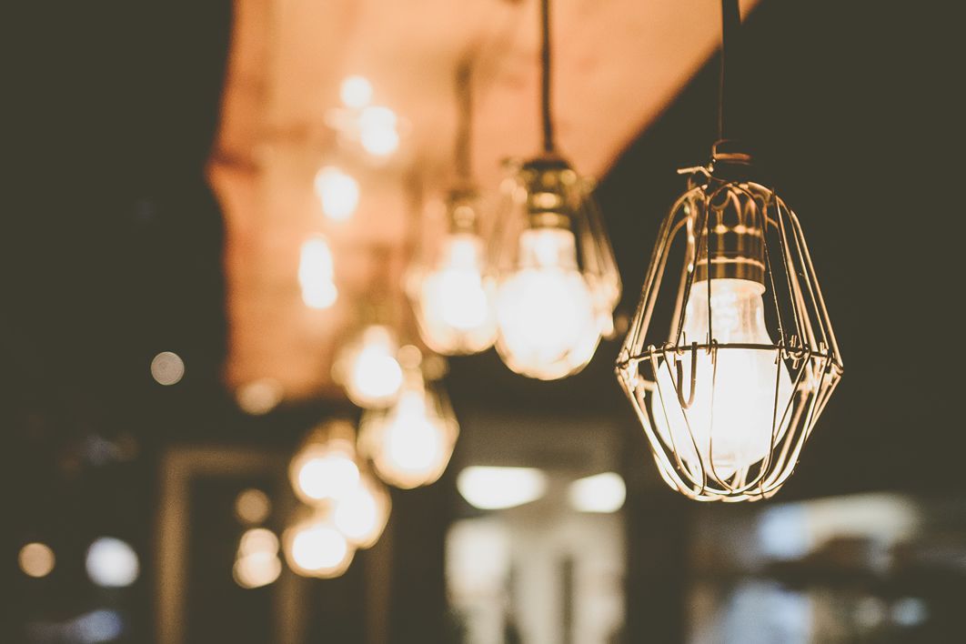 Lightbulb Light Restaurant Vintage
