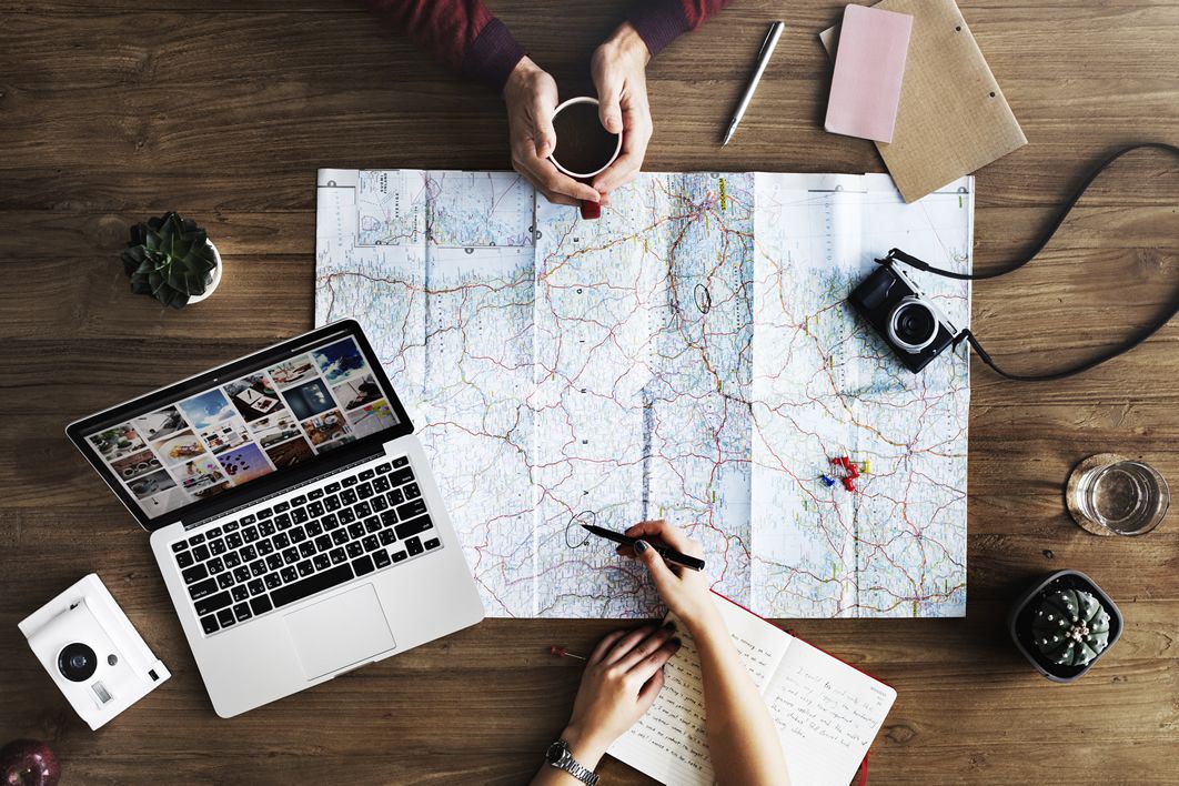 Map Plan Journey Camera