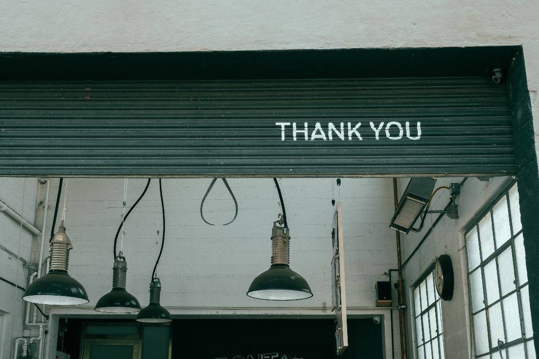 Thank You Sign