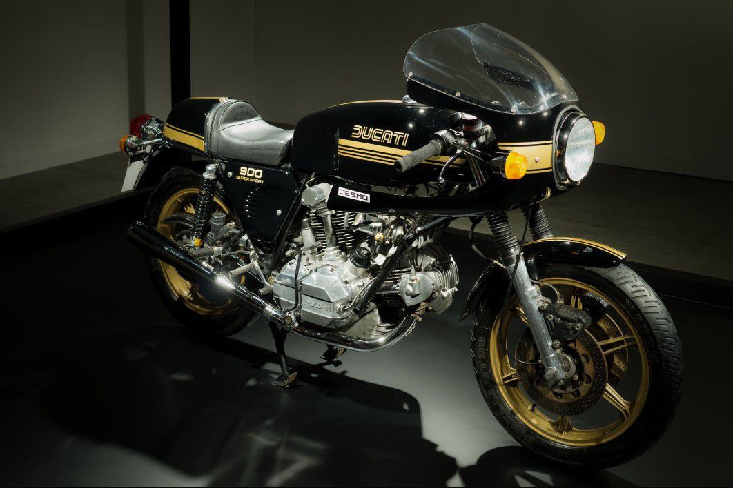 Classic Ducati Motorcycle