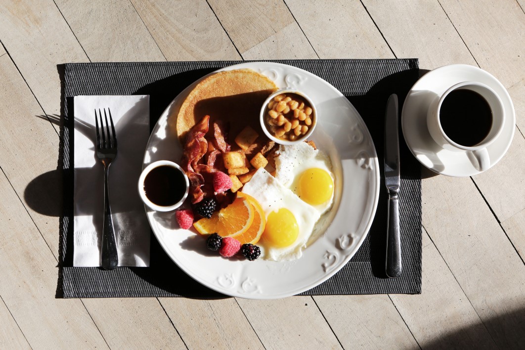 Overhead Classic Breakfast