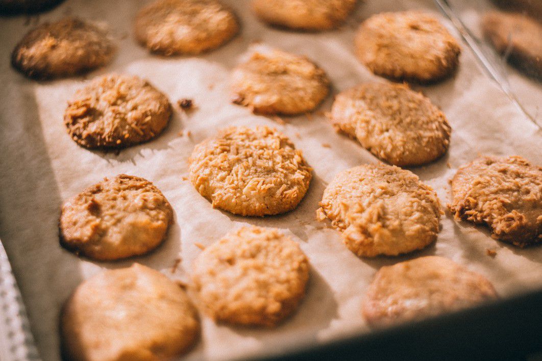 Homemade Cookies Oven Tray