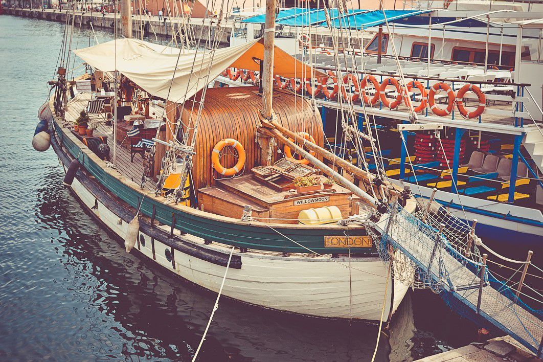 Classic Sailing Boat Sea