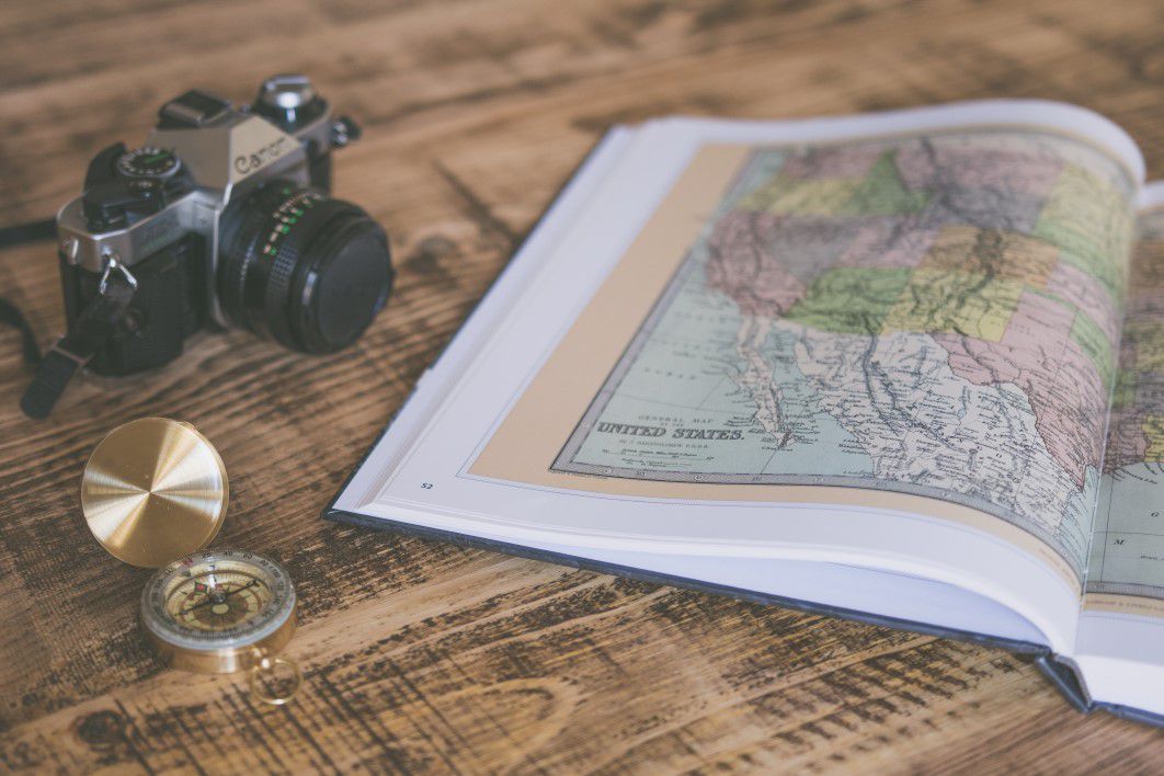 Map Atlas Compass Camera