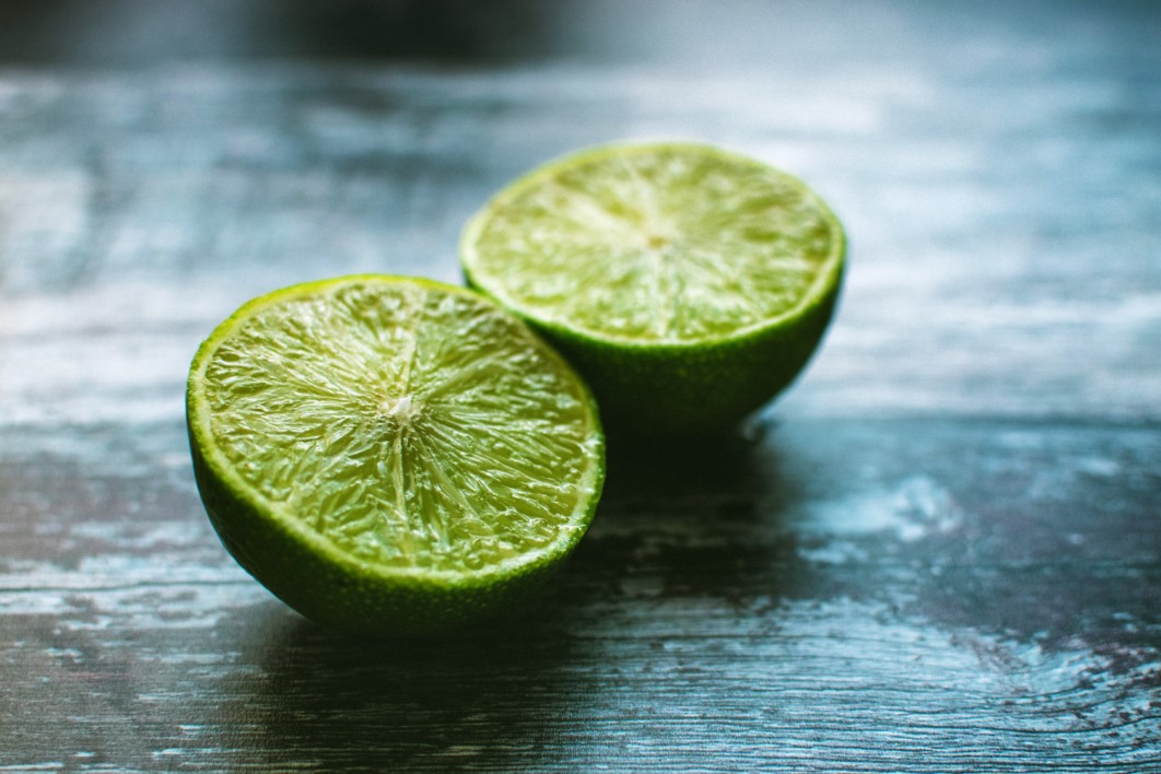 Sliced Lime Fruit