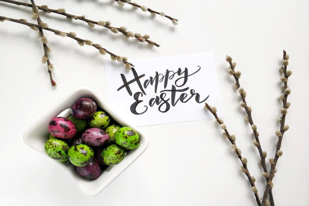 Happy Easter White