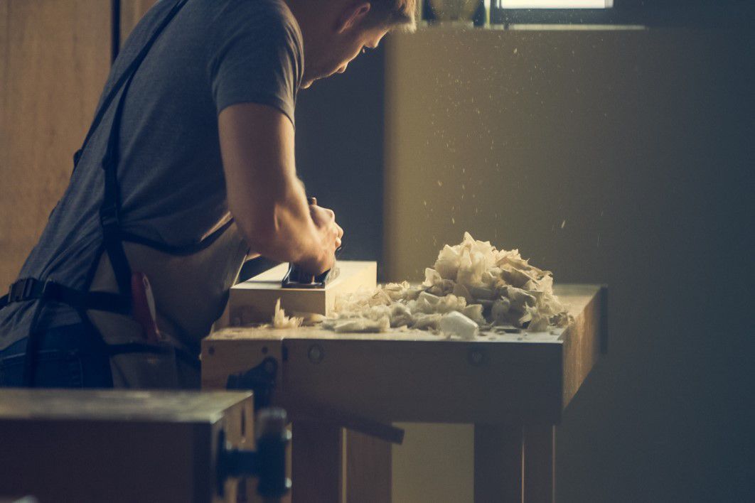 Man Woodwork Tools Craft