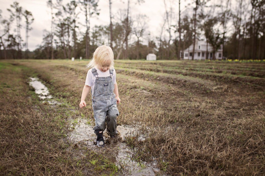 Small Child Mud