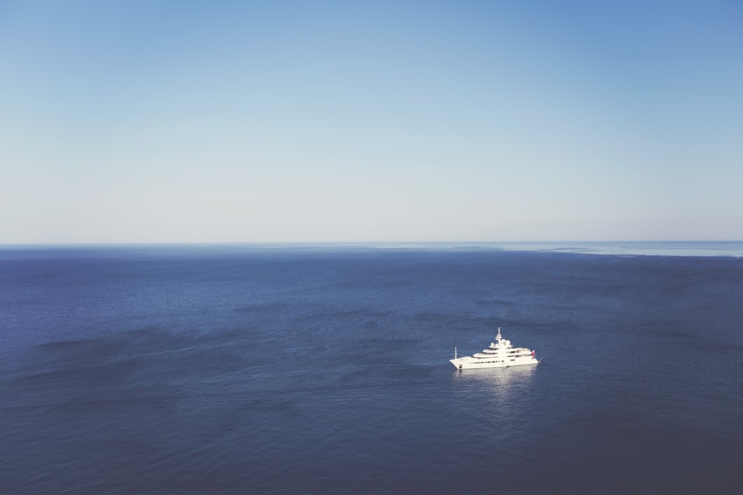 White Yacht Ocean