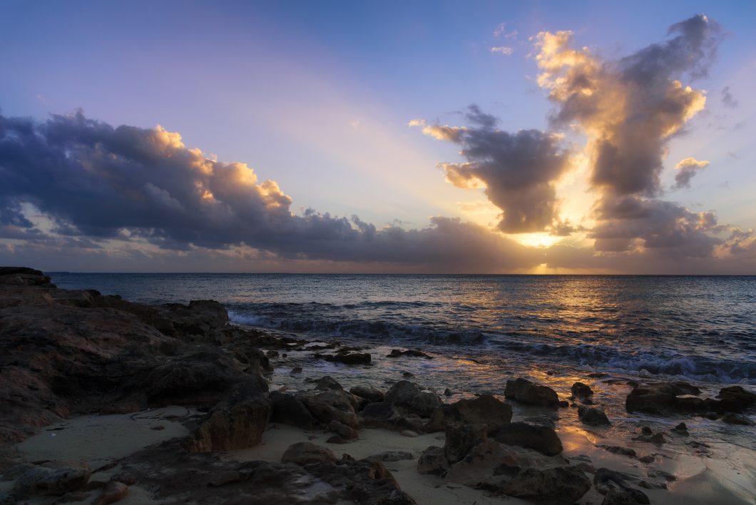 Ocean Clouds Sunset
