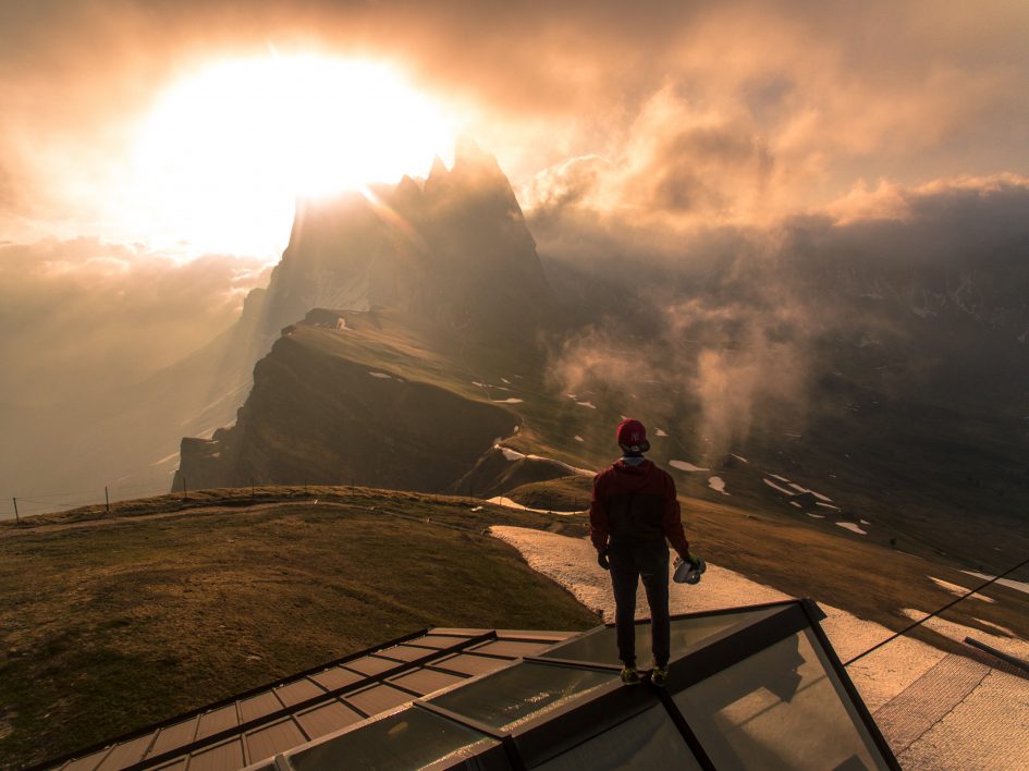 Hiker Sunset