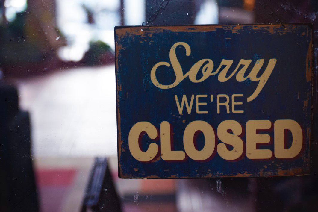 Vintage Closed Sign