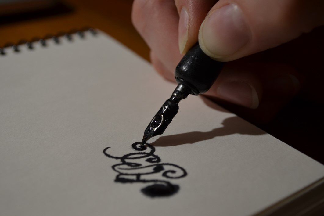 Pen Ink Hand Paper
