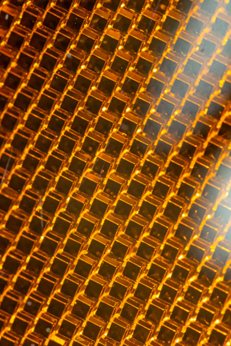 Abstract Glowing Cubes