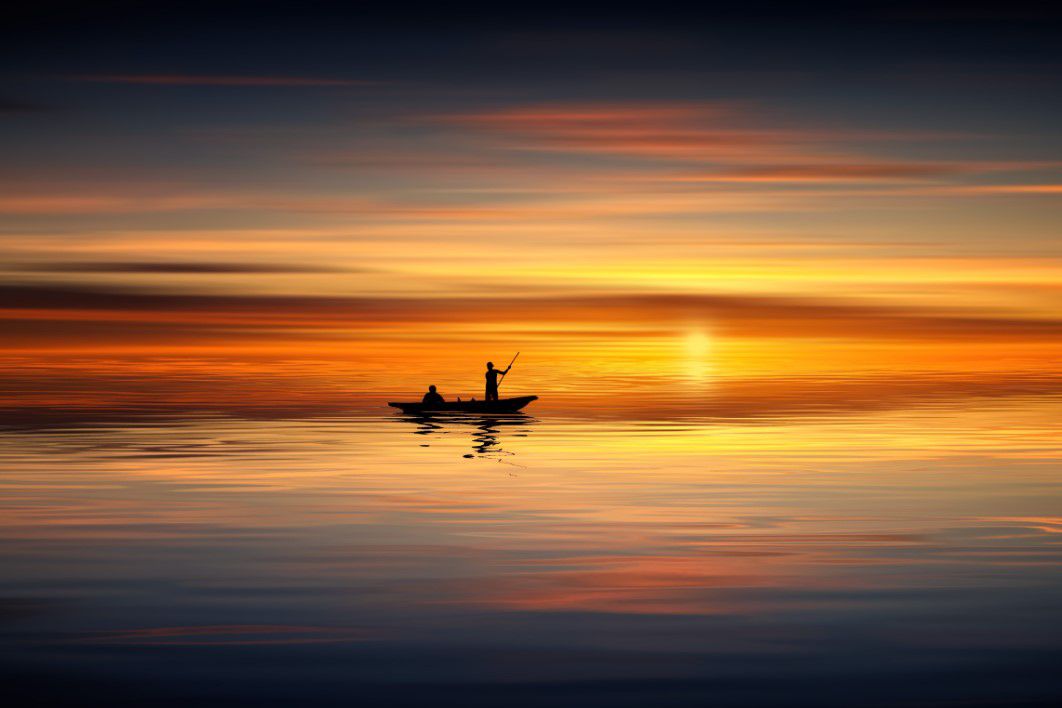 Fishing Boat Sunset