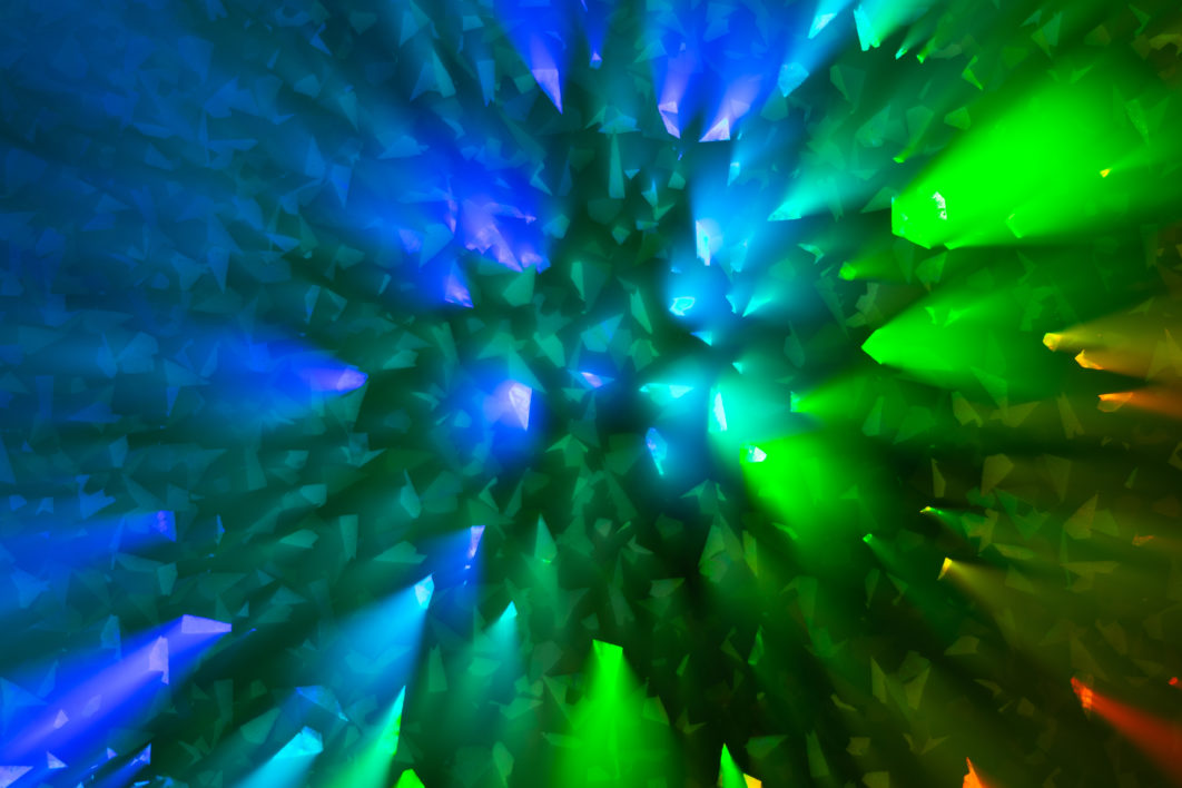 Colored Glitter Abstract