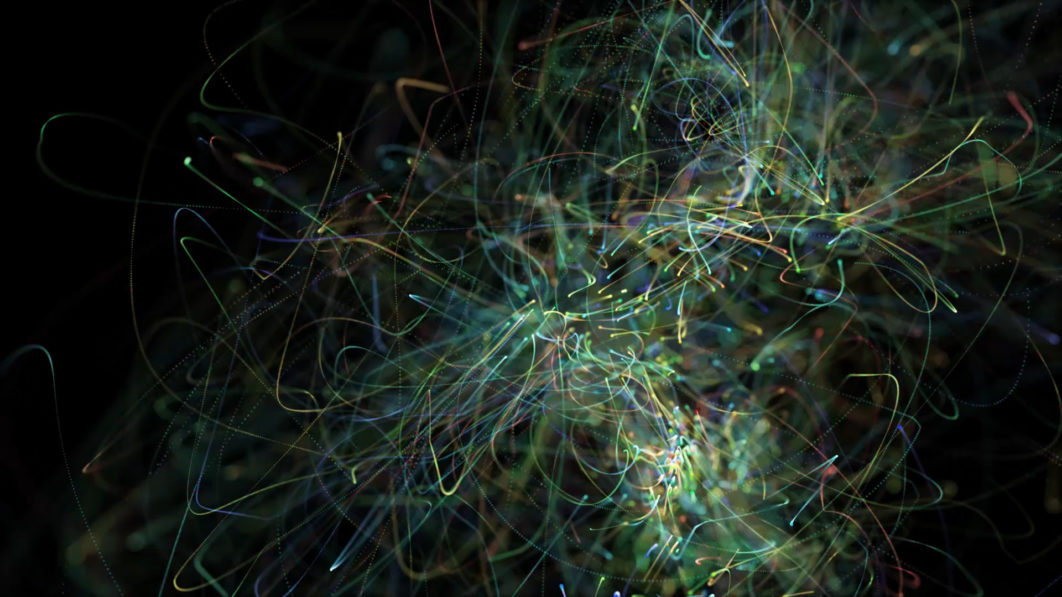 Abstract Flowing Light