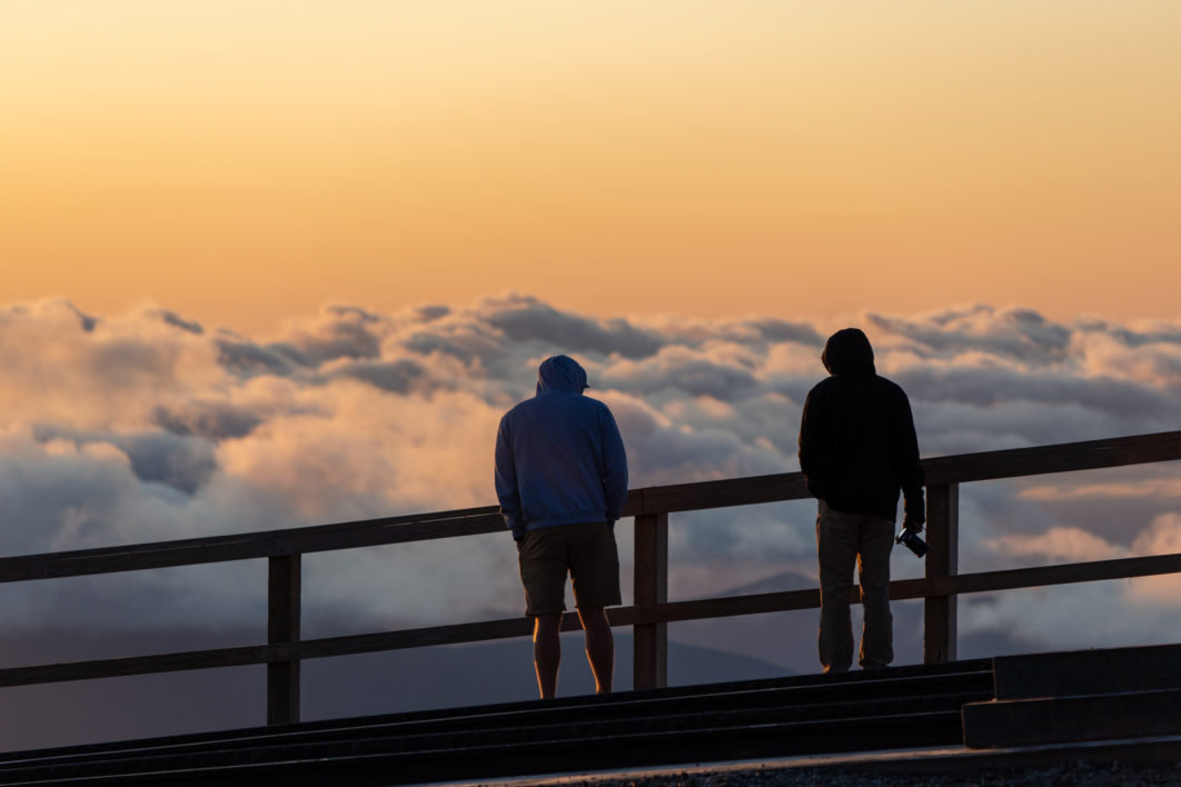 People Clouds Silhouette