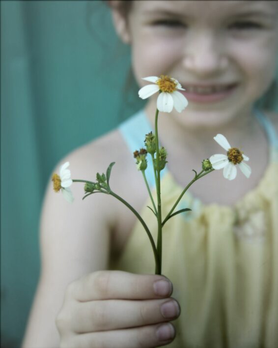 Girl Flowers