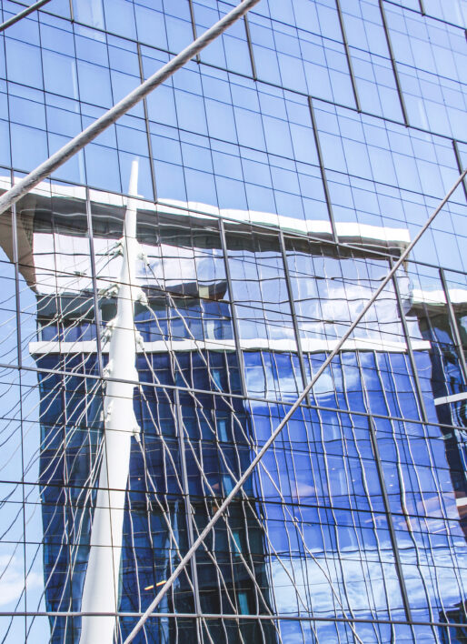 Glass Building Reflection