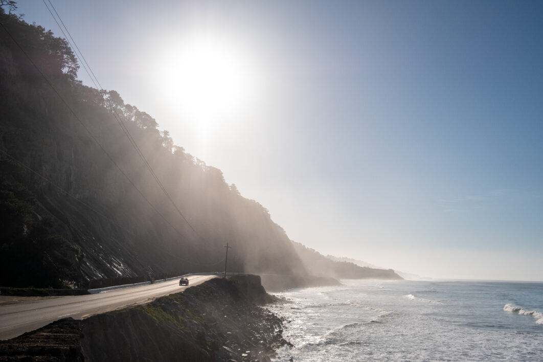 Coast Cliffs Water