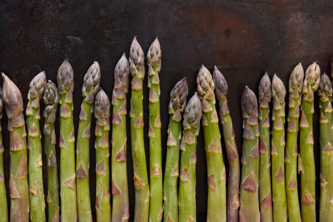 Green Asparagus Background