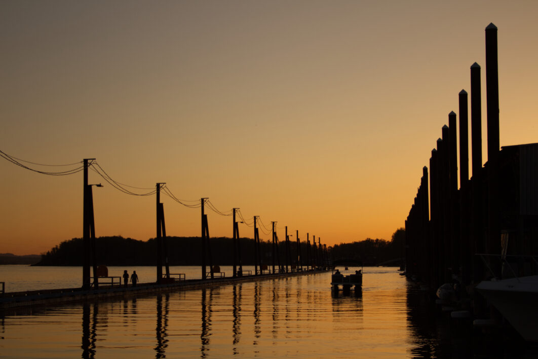 Pier Sunset Nature
