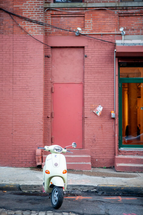 Moped Street City