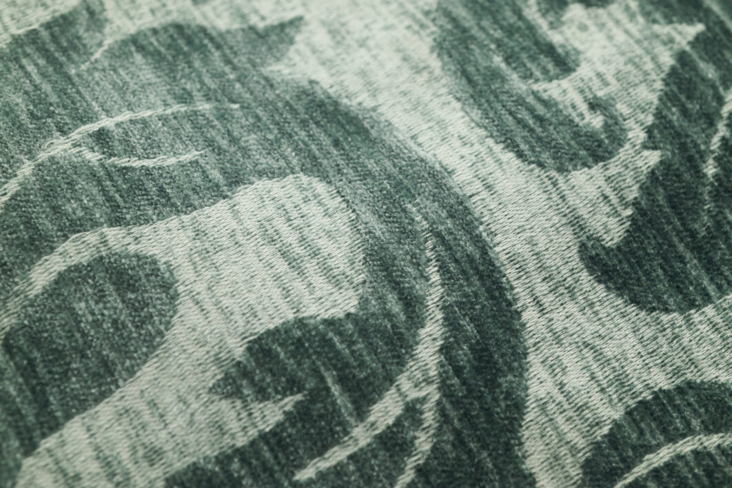 Green Floral Fabric