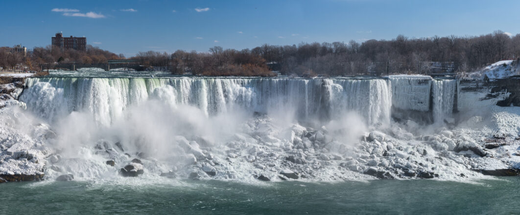 Winter Waterfall Nature