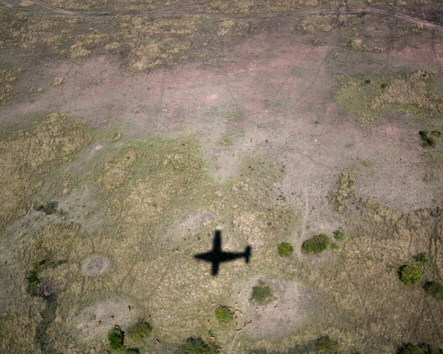 Airplane Shadow Flight