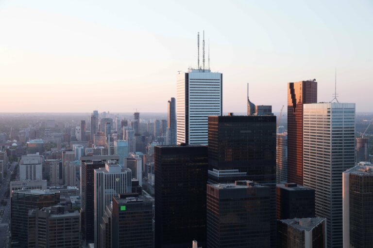 City Aerial Cityscape