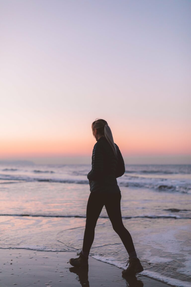Walking Beach Woman
