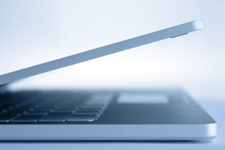 Laptop Computer & Keyboard
