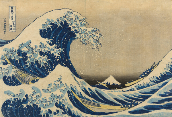 Under the Wave off Kanagawa (Kanagawa oki nami ura), also known as The Great Wave, from the series 