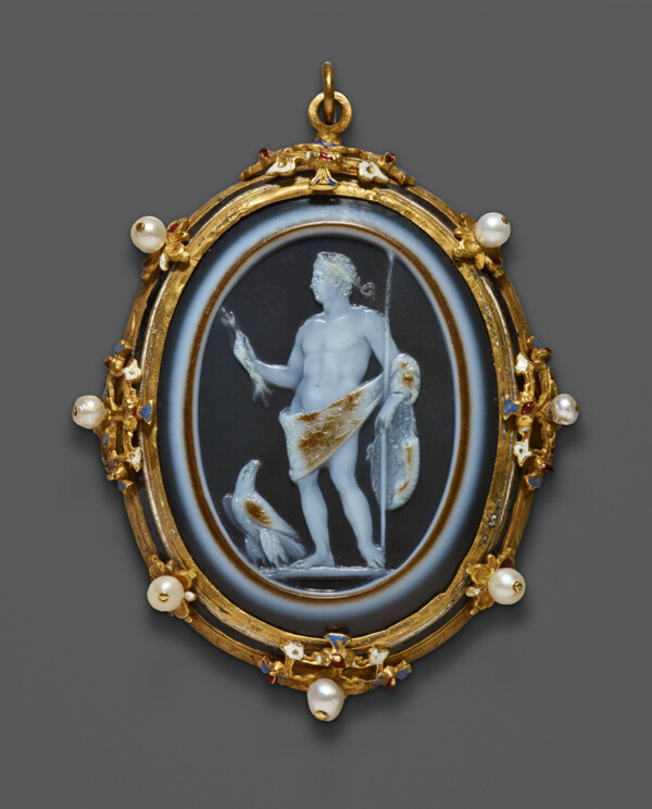 Cameo Portraying Emperor Claudius as Jupiter